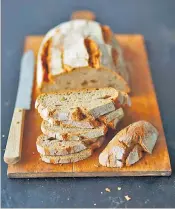  ??  ?? Wholegrain goodness: bread is a great source of essential fibre