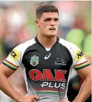  ??  ?? A dejected Nathan Cleary looks on.