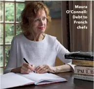  ??  ?? Maura O’Connell: Debt to French chefs