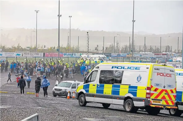  ?? ?? Adrian Venter was accused of being part of a disorderly mob at McDiarmid Park after Saints won the Scottish Cup in May 2021.