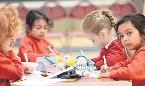  ??  ?? CARING COSTS: Highland Council has been funding 44 care hubs, private nurseries and childminde­rs at a cost of around £38,000 per week