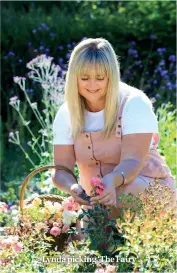  ??  ?? Lynda picking ‘The Fairy’.