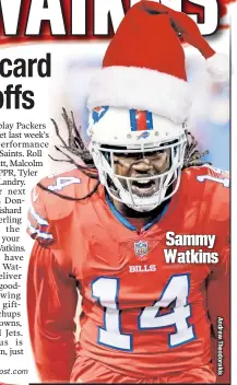  ??  ?? Sammy Watkins