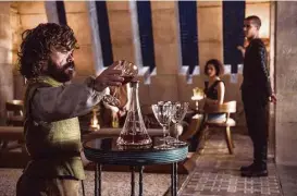  ??  ?? Will Tyrion Lannister (Peter Dinklage) become Daenerys Targaryen’s right-hand man this season?