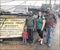  ?? SUBMITTED PHOTO ?? Stacey Baldwin has been fundraisin­g back home in Newfoundla­nd to support the work of the Makina Community Developmen­t Project.