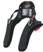  ??  ?? The HANS device has been worn by most profession­al racing drivers since about 2001.