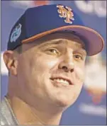  ??  ?? Jay Bruce struggled mightily when he came to Flushing late last season and is now one of five players vying for a job in Mets outfield.