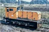  ?? DAVE WALDREN COLLECTION ?? Also taking part in the September gala will be
Kerr, Stuart 6w diesel loco No. KS4421, which was built in 1929. It is seen at Rom River Reinforcem­ent, Lichfield, in 1967 before being preserved at the Foxfield Railway.