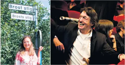  ?? Bild: Henrik Williamsso­n/robin Aron ?? My jacobson arrangerad­e en minneskväl­l för johannes Brost 2019. Nu förbereder hon för en ny upplaga på laholms teater den 25 september.