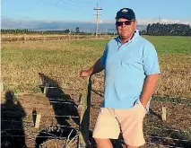  ??  ?? Mid-Canterbury farmer Tom Mason is a member of the DairyNZ Dairy Environmen­t Leaders Network.