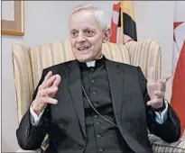  ?? RICKY CARIOTI/WASHINGTON POST ?? Cardinal Donald Wuerl, the archbishop of Washington, resigned Friday.