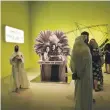  ?? ?? Abu Dhabi Art hosted a VIP preview for the fair on Wednesday evening