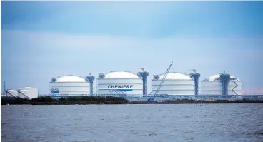  ?? F. CARTER SMITH / BLOOMBERG NEWS ?? Cheniere, which began exporting U. S. natural gas from a massive facility in Louisiana last year, is exploring building smaller-scale projects. The rush to send gas supplies to internatio­nal buyers has led to fuel overabunda­nce.