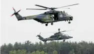  ?? ?? Vojni helikopter­i NH-90 i Tiger perjanice su Airbus Helicopter­sa