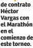  ??  ?? de contrato Héctor Vargas con el Marathón en el comienzo de este torneo.