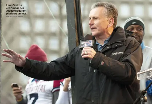  ?? PHOTO D’ARCHIVES ?? Larry Smith a été l’image des Alouettes durant plusieurs années.