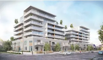  ??  ?? Birchwood Properties is building Ezra on Riley Park, a project that includes two eight-storey residentia­l towers.