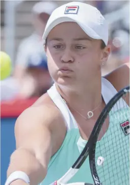  ??  ?? Ashleigh Barty