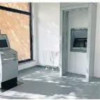  ?? FOTO: MVS ?? Am Weißen Stein“steht wieder ein Geldautoma­t.