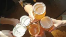  ??  ?? A taste of place can be found all over Ontario: Burgers and beer at Motor Craft Ales in Windsor; barrels at Yongehurst Distillery, which opened this summer in Toronto; Nicholas Schaut of Big Head Hops in Grey County; a little cheers at County Road Beer...