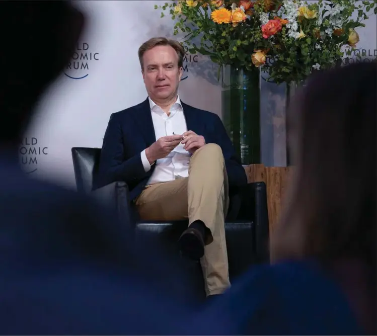  ?? ?? Børge Brende, der i dag er praesident for World Economic Forum, har tidligere i sin karriere både vaeret erhvervsmi­nister og udenrigsmi­nister i Norge. Foto: World Economic Forum/Pascal Bitz