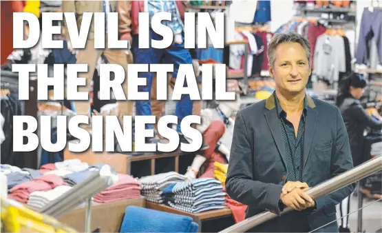  ?? HARD YAKKA: Topshop Australia chairman Hilton Seskin, owner of Glue fashion stores, says retail is exceptiona­lly tough. ??