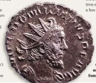  ??  ?? Those who doubted that there was a Roman emperor called Domitianus were forced into a rethink when this coin emerged from the Oxfordshir­e soil