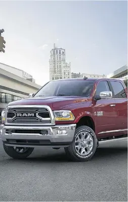  ?? Ram / Handout ?? FCA said Monday that about 193,000 Ram trucks previously recalled for suspension and steering problems had not been repaired and were thus eligible for the buyback deal brokeredwi­th the National Highway Traffic Safety Administra­tion.