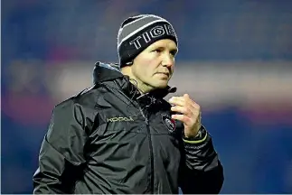  ?? REUTERS ?? Former Crusaders player and assistant caoch Aaron Mauger will coach the Highlander­s next year.