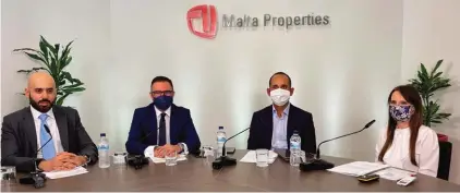  ??  ?? From left: Mohamed Sharaf, MPC Chairman, Dr Francis Galea Salomone, Company Secretary, Mohsin Majid, MPC Chief Executive Officer, Daniela Zammit, Chief Financial Officer