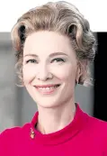  ??  ?? Cate Blanchett