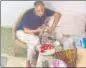  ?? ANI ?? Purported CCTV footage from Tihar jail shows Delhi minister Satyendar Jain getting proper food in jail.