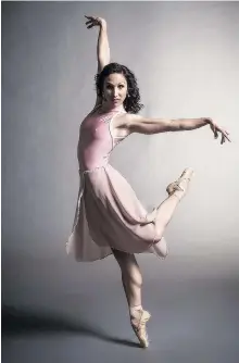  ??  ?? Alberta Ballet’s The Nutcracker, featuring Hayna Gutierrez as the Sugar Plum Fairy, will run at the Queen Elizabeth Theatre until Saturday.