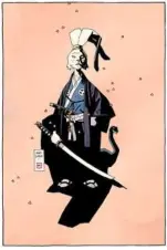  ??  ?? Hellboy creator Mike Mignola does usagi yojimbo. Why no Hellbunny, Mike?