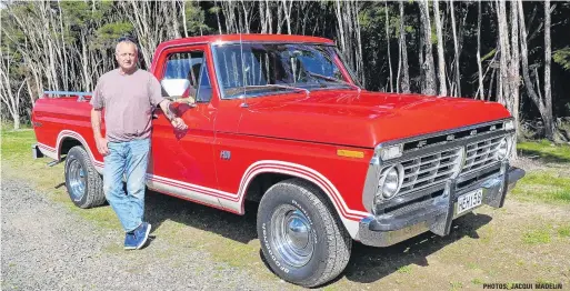  ??  ?? Ross Norman and his 1974 Ford F100.PHOTOS: JACQUI MADELIN