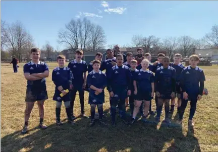  ?? SUBMITTED PHOTO ?? All six Montgomery Bucks Rugby Football Club teams, including the Boys Under 13pictured, will be known as the Griffins after the Club rebranded earlier this month.