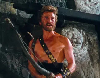  ??  ?? Kirk Douglas interprète le rôle-titre d’Ulysse dans l’adaptation éponyme de l’Italien Mario Camerini, sorti en 1954.