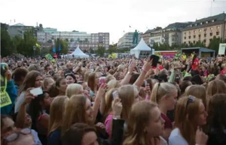  ?? FOTO: OLA SKOELD ?? PEPP. När Samir spelade på We are Sthlm sist var Kungsan fylld till bredden. Nu är det dags för årets festival.