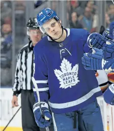  ?? GETTY IMAGES ?? Auston Matthews did not practise with the Maple Leafs on Wednesday and no new informatio­n was available on his “upper body” injury.