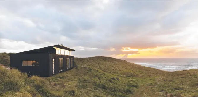  ??  ?? Kittawa Lodge is a new, off-grid luxury retreat on King Island with stunning views of Bass Strait.