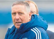  ??  ?? Target: Jim McInally’s men will be going for their third consecutiv­e win when they take on Montrose