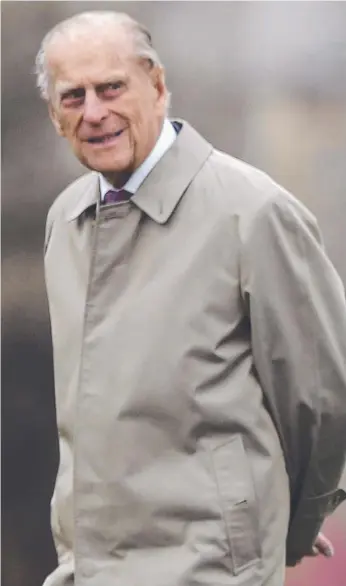  ?? Picture: GETTY IMAGES ?? The Duke of Edinburgh is recovering after his hip surgery.