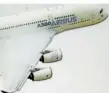  ?? FOTO: FRANCOIS MORI/AP/DPA ?? Ein Airbus A380 während eines Demonstrat­ionsflugs anlässlich der Pariser Luftfahrts­chau.