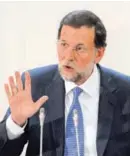  ?? AFP ?? Mariano Rajoy sigue intentando lograr su investidur­a.