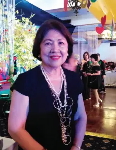  ??  ?? SYLVIA Lorenzana, executive director of the Davao Museum