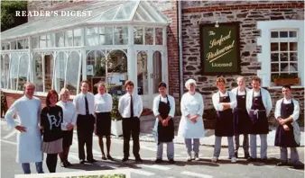  ??  ?? Above: The Seafood Restaurant staff in the early 1990s