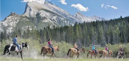  ?? TRAIL RIDERS OF THE CANADIAN ROCKIES ?? The Trail Riders explore different areas each summer. This year, it’s Waterton Lakes National Park.