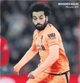  ??  ?? MOHAMED SALAH Picture: AFP