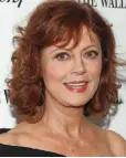  ??  ?? SUSAN SARANDON: Turns 70