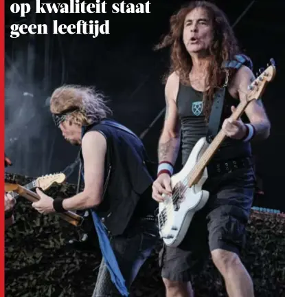  ?? FOTO GIL PLAQUET ?? Iron Maiden bracht een best of met al hun klassieker­s.